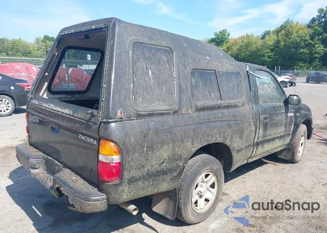 2001 Toyota Tacoma из США, поврежденный, VIN 5TENL42N81Z747375